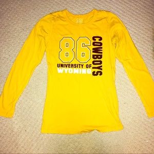 University of Wyoming light long sleeve